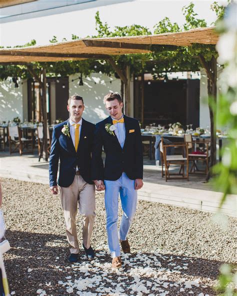 8 Tips For Suiting Up For A Same Sex Wedding Martha Stewart Weddings