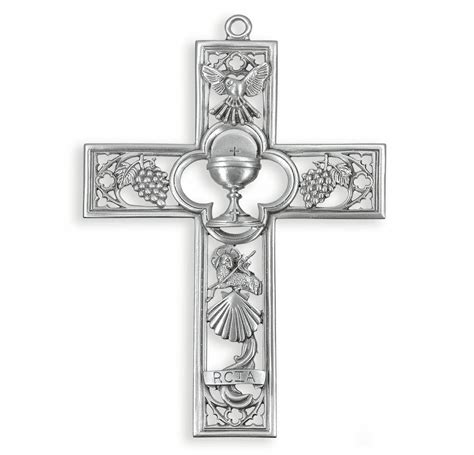 6 Genuine Pewter Rcia Cross Buy Religious Catholic Store