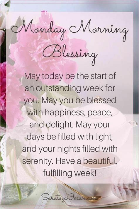 Monday Blessing ️ Monday Morning Blessing Morning Blessings Good