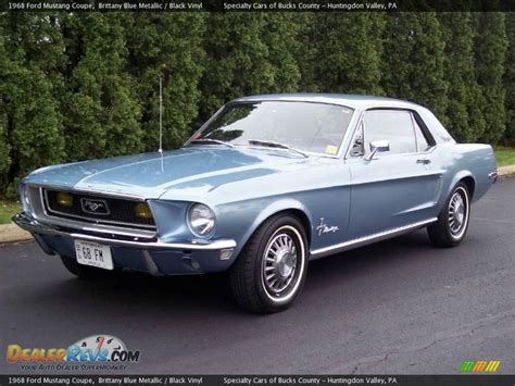 1968 Ford Mustang Coupe 1968 Ford Mustang Coupe Brittany Blue