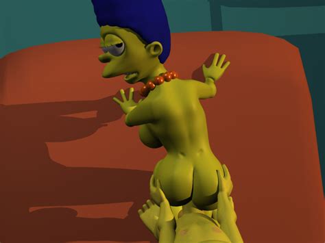 Rule 34 3d Ass Bart Simpson Color Female Human Indoors Insertion Male Marge Simpson Nude Penis