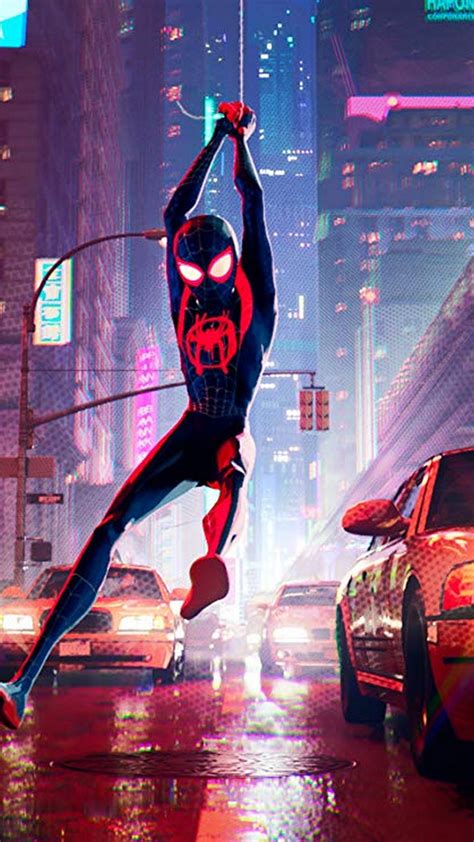 Mobile Wallpaper Spider-Man Into the Spider-Verse | 2020 ... Spider man miles morales live wallpaper.