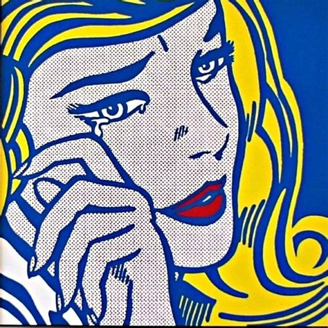 Roy Lichtenstein Crying Girl 1964 For Art Basel 1987 Artsy Pop