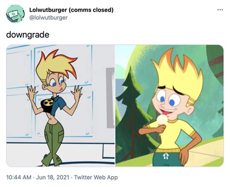 Downgrade Johnny Test Know Your Meme