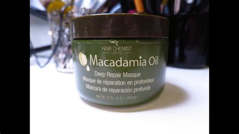 2 hair chemist hair mask with macadamia oil for dry brittle hair 2 oz/57g each. Review: Hair Chemist Macadamia Oil Deep Repair Masque ...