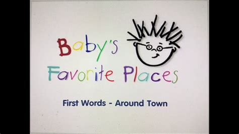 Baby Einstein Babys Favorite Places First Words Around Town 2006