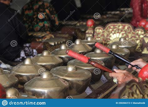 Hand Of Gamelan Player Traditional Java Indonesia Musical Instrument