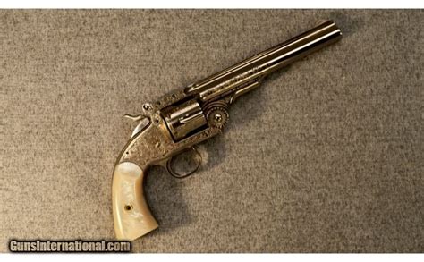 Uberti 1875 Top Break No 3 Engraved Nickel 45 Lc