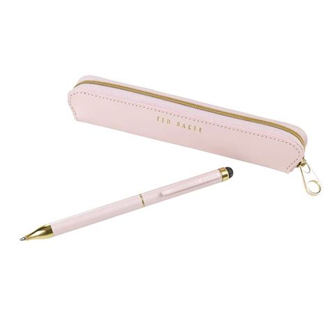Ted Baker Nude Pink Touch Screen Pen Pencil Case Gift Set Pencil Case