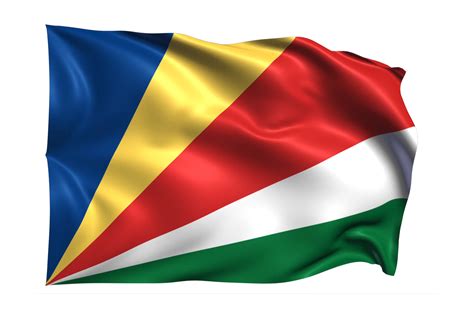 Seychelles Waving Flag Realistic Transparent Background 15309692 Png