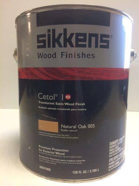 Sikkens Proluxe Cetol 1 005 Natural Oak Exterior Stain Gallon Epic