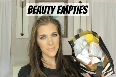 beauty product empties youtube