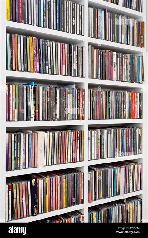 Music Cd Collection Stock Photo Alamy