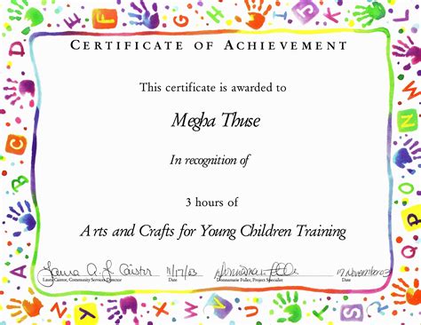 Free Certificate Templates For Students Of Templates For Certificates