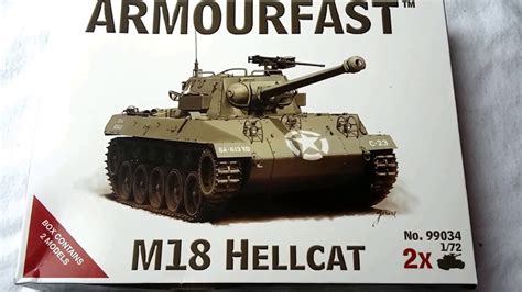 Armourfast M 18 Hellcat Tank Destroyer 1 72 Scale Review YouTube