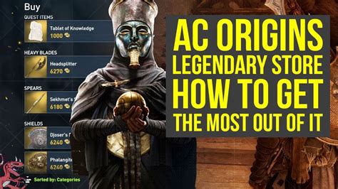 Assassin S Creed Origins Tips For Legendary Store Assassin S Creed