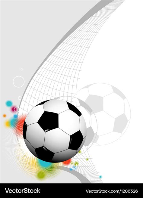 Abstract Football Background Royalty Free Vector Image