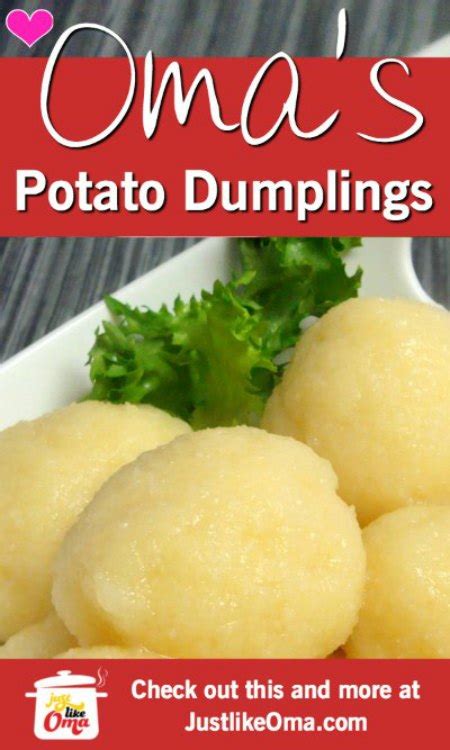 ️ German Potato Dumplings Made Just Like Oma