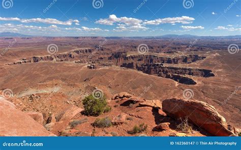 Grand View Point Canyonlands National Park Utah Usa Stock Image