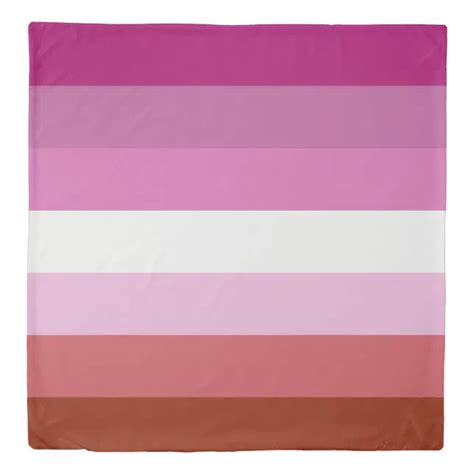lesbian pride flag duvet cover zazzle