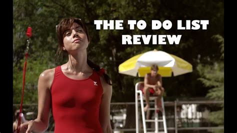 The To Do List Movie Review Directed By Maggie Carey Starring Aubrey Plaza And Bill Hader