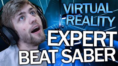 sodapoppin plays vr beat saber on expert mode youtube