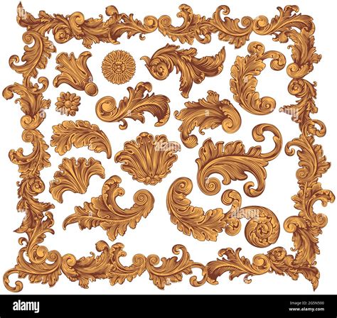 Decorative Border Engraving High Resolution Stock Photography And
