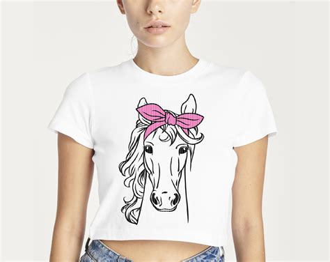 Horse With Bandana Svg Horse Head Svg Horse Lover Svg Files Etsy