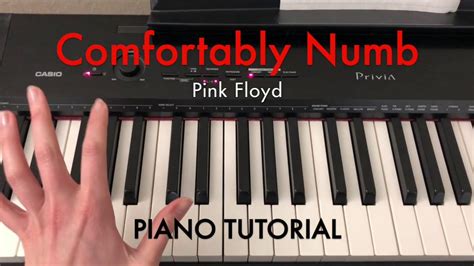 Learn How To Play Comfortably Numb Pink Floyd Piano Tutorial Simple Version Youtube