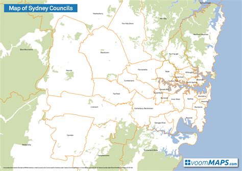 Printable Map Of Sydney Suburbs Printable Maps