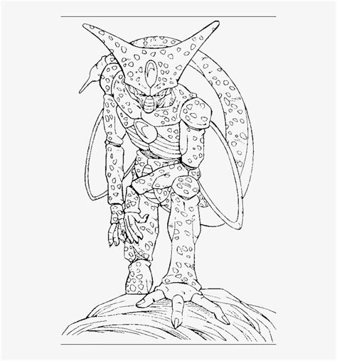 Dragon Ball Z Cell Coloring Coloring Pages