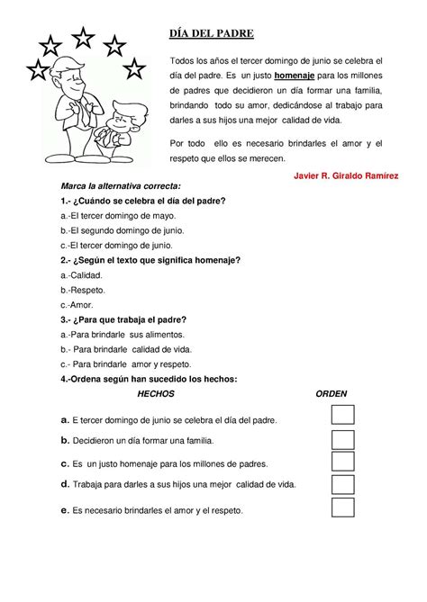 Actividades Para Segundo Grado Comprension Lectora Reverasite