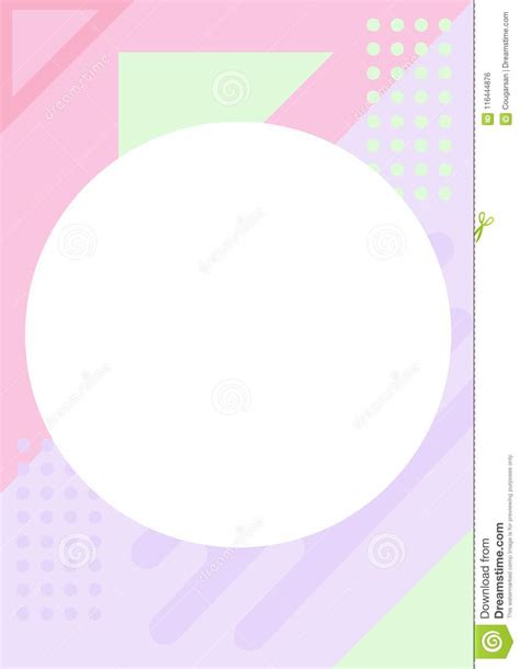 Simple Solid And Pastel Color Geometric Pattern Background