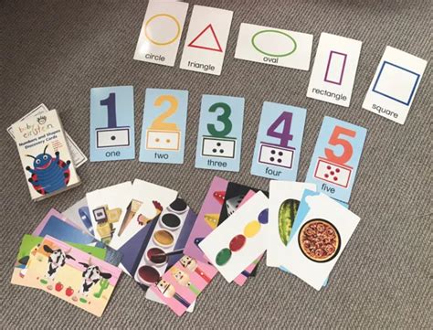 Baby Einstein Numbers And Shapes Discovery Flash Cards Educational