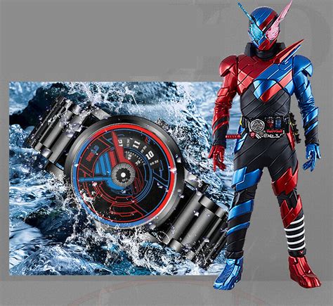 New Kamen Rider Cosplay Watch Waterproof Steel Band Watch Mens Quartz