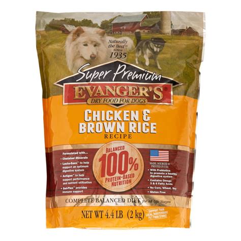 Evangers Super Premium Chicken And Brown Rice Dry Dog Food 44 Lb