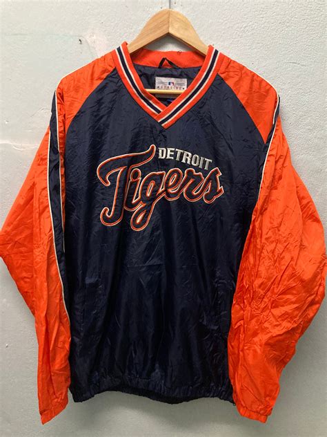 Vintage Detroit Tigers Jacket Size M Etsy