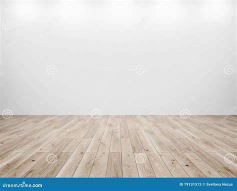 White Wall And Wood Floor Background Stock Photo Image Of