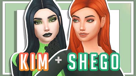 Kim Possible Cas Cc Links🧡💚 The Sims 4 Youtube