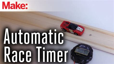 Sensor Triggered Toy Race Car Timer Youtube