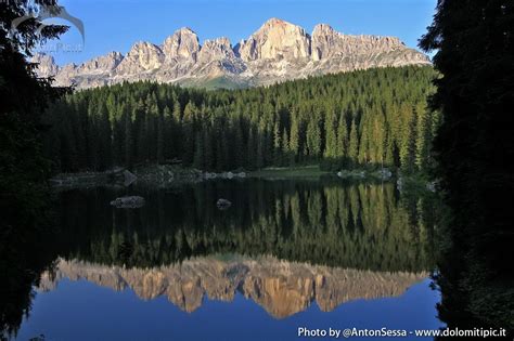 Amazing Lake Carezza Karersee Altoadige Suedtirol Karersee Südtirol