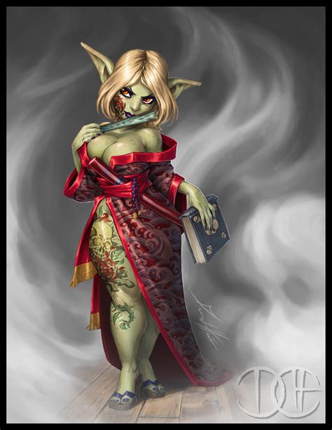 Gettlewaithe Goblin Sorceress By Trollfeetwalker On Deviantart Fantasy Character Art Female