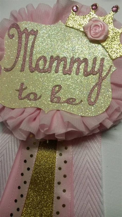 Pink Gold Mommy To Be Corsage Elegant By Fourdollysboutique Royal Baby