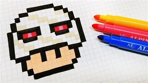 Ver más ideas sobre dibujos en pixeles, dibujos en cuadricula, plantillas hama beads. Pixel Art Hecho a mano - Cómo dibujar una seta Momia ...