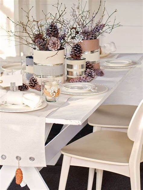 55 Incredible Winter Table Decoration You Can Make Winterinspiration