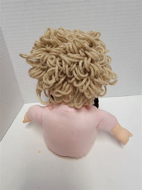 1980s Komfy Kids Ice Cream Doll Light Brown Yarn Hair Freckles Soft