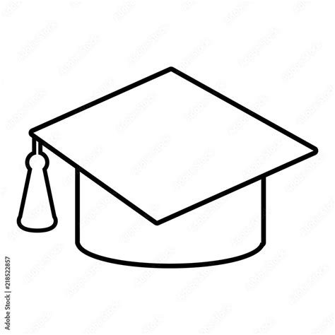 Graduation Cap Icon Outline Illustration Of Graduation Cap Vector Icon