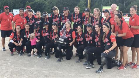 canadian women claim 1st canada cup softball gold in 22 years cbc sports
