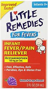 Little Remedies Infant Acetaminophen Fever Reliever Grape Flavor