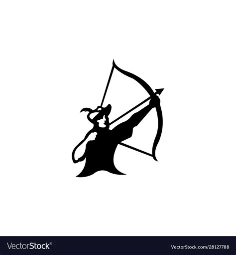 Archery Logo Royalty Free Vector Image Vectorstock